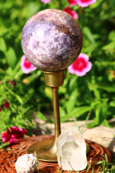 Lepidolite Sphere-[shop-name]