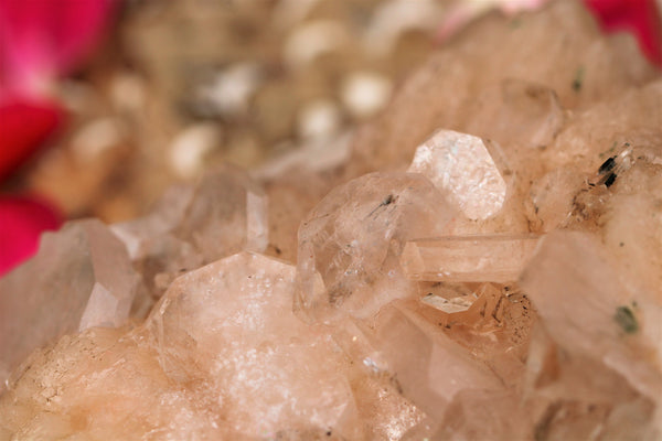 Apophyllite and Pink Stilbite