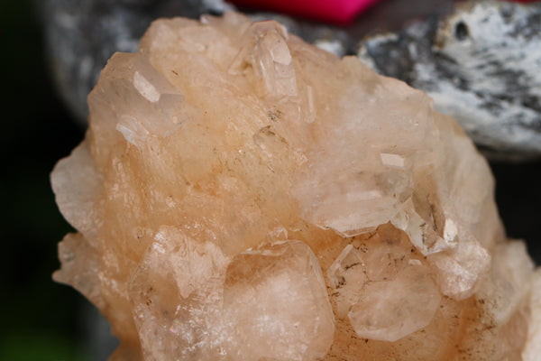 Apophyllite and Pink Stilbite