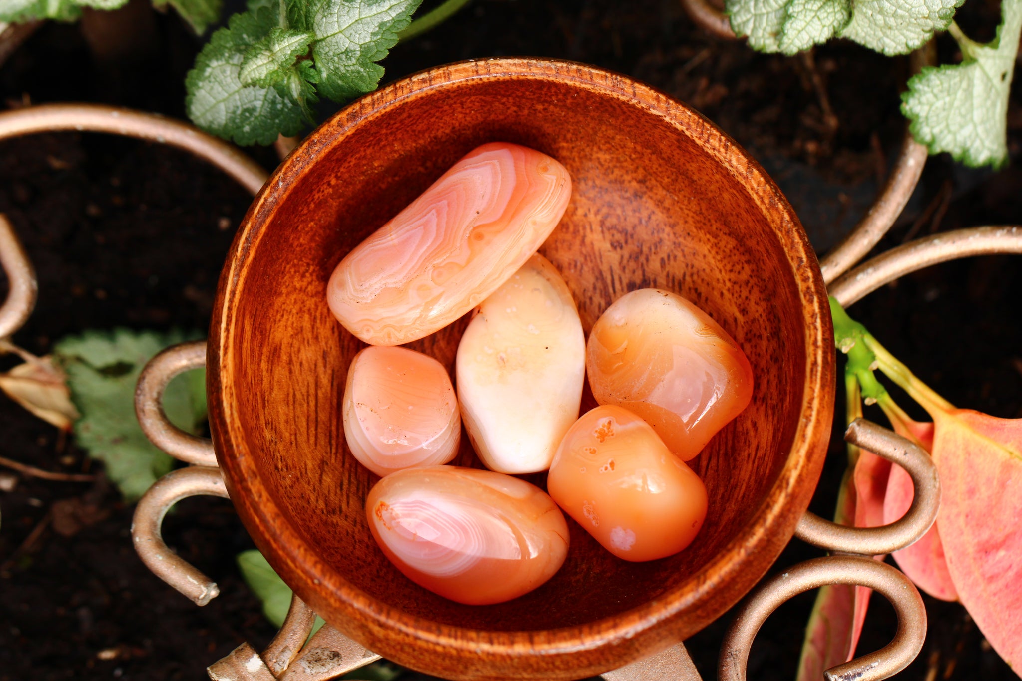 Peach Botswana Agate