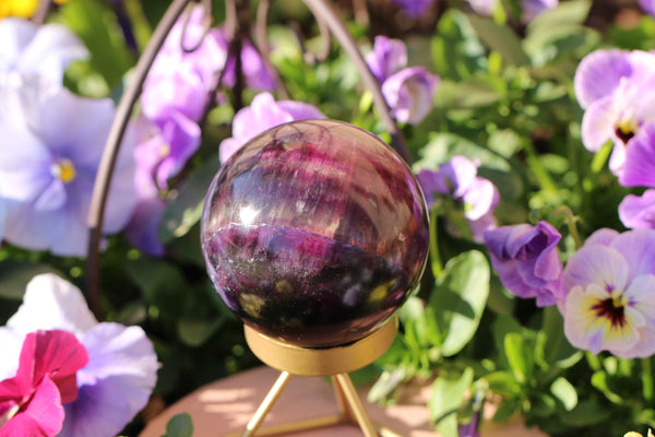 Rainbow Fluorite Sphere