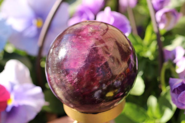 Rainbow Fluorite Sphere