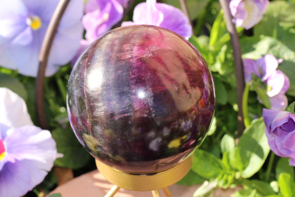 Rainbow Fluorite Sphere