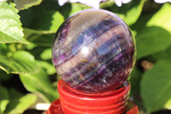 Rainbow Fluorite Sphere